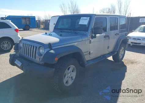 2015 Jeep Wrangler Unlimited Sport from USA, damaged, VIN 1C4BJWDG4FL519530
